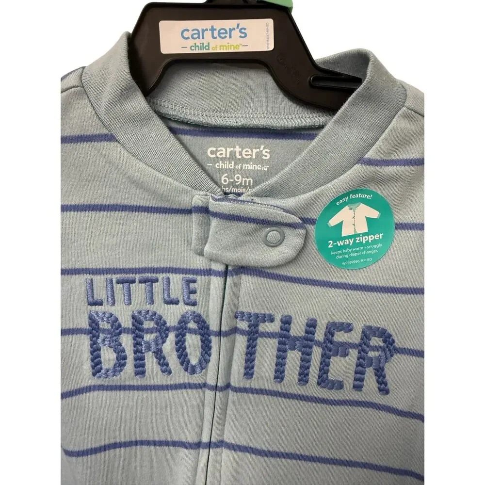 Carter's Child of Mine Baby Cotton One Piece Sleep N Play Sizes 6/9 Months